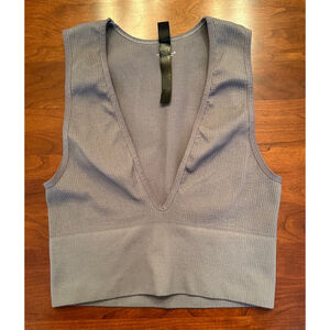 Urban Outfitters Out From Under Large (runs small) Gray Cropped Cami Tank Top
